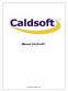 Manual CALDsoft7 COPYRIGHT 1999-2011