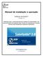 Manual de instalação e operação