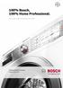 100% Bosch, 100% Home Professional. Descubra a gama premium da Bosch.