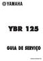 YBR 125 GUIA DE SERVIÇO 90894-5HH00-PO