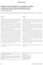 Palavras-chave: Respiração bucal, maloclusão, postura, coluna vertebral. Key-words: Mouth breathing, malocclusion, posture, Artigo Original ABSTRACT