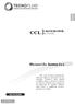 CCL. Manual de Instruções. CHAVE DE NÍVEL Tipo Condutiva TECNOFLUID