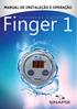 MANUAL DE INSTALAÇÃO E OPERAÇÃO. Finger 1