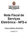 Nota Fiscal de Serviços Eletrônica - NFS-e Acesso ao Sistema - Pessoa Física