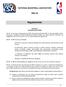 NATIONAL BASKETBALL ASSOCIATION NBA 3X. Regulamento CAPÍTULO 1 DAS DISPOSIÇÕES GERAIS
