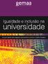 igualdade e inclusão na universidade um guia rápido para ingressar, permanecer e concluir o Ensino Superior