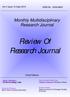 Review Of Research Journal
