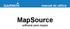manual do utiliza MapSource software para mapas