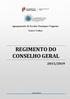 REGIMENTO DO CONSELHO GERAL