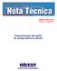 Comportamento das tarifas de energia elétrica no Brasil. Nota Técnica Número 147 - agosto 2015