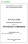 Componente de Formação Técnica. Disciplina de