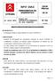 INFO DIAG FERRAMENTAS DE DIAGNÓSTICO FILIAIS / DR CENTROS DE FORMAÇÃO CE - SUC - AGENTES. ANULA E SUBSTITUI A INFO DIAG N 81 de 30/04/2002