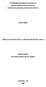 UNIVERSIDADE FEDERAL DO PARANÁ DEPARTAMENTO DE ESTATÍSTICA CURSO DE BACHARELADO EM ESTATÍSTICA. Ademir Muller
