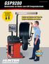 GSP9200. Balanceador de Rodas com LCD Computadorizado. Reduz os Custos do Peso da Roda e Melhora os Lucros