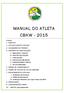 MANUAL DO ATLETA CBKW - 2015