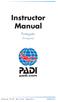 Instructor Manual. Português. (Portuguese)