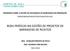 BOAS PRÁTICAS NA GESTÃO DE PROJETOS DE BARRAGENS DE REJEITOS