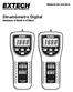 Dinamômetro Digital Modelos 475040 e 475044. Manual do Usuário