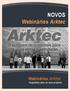 NOVOS Webinários Arktec