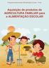 Programa Nacional de Alimentação Escolar Pnae. Aquisição de produtos da AGRICULTURA FAMILIAR para a ALIMENTAÇÃO ESCOLAR