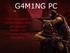 G4M1NG PC. Um computador recomendado para um jogador assíduo de FPS(First Person Shooters).