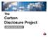 The. Carbon Disclosure Project
