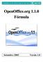 OpenOffice.org 1.1.0 Fórmula