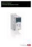 Accionamentos para máquinas gerais ABB. Manual do utilizador Conversores de frequência ACS355