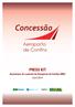 Concessão. Aeroporto de Confins PRESS KIT
