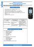 Nokia C2 (C2-01) GSM GPRS EDGE (850/900/1800/1900 MHZ) WCDMA (850/1900/2100)