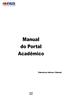 Manual do Portal Acadêmico - Aluno 1 Faculdade de Arujá