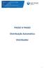 PASSO A PASSO. Distribuição Automática. Distribuidor