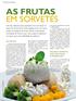 AS FRUTAS EM SORVETES