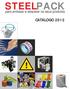 STEELPACK. para embalar e etiquetar os seus produtos CATÁLOGO 2012