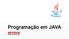 Programação em JAVA. Subtítulo