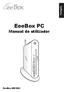 Português. EeeBox PC. Manual do utilizador. EeeBox EB1503