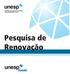 Pesquisa de Renovação