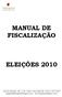 MANUAL DE FISCALIZAÇÃO