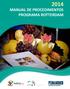 MANUAL DE PROCEDIMENTOS PROGRAMA ROTTERDAM