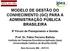 MODELO DE GESTÃO DO CONHECIMENTO (GC) PARA A ADMINISTRAÇÃO PÚBLICA BRASILEIRA