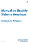 Manual do Usuário Sistema Amadeus Iniciando no Amadeus