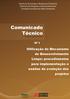 Nº I. Utilização do Mecanismo de Desenvolvimento Limpo: procedimentos para implementação e análise da evolução dos projetos