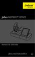 Jabra MOTION OFFICE. Manual de Utilizador. jabra.com/motionoffice