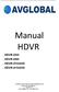 Manual HDVR . HDVR-D4H. HDVR-D8H. HDVR-D16AHD. HDVR-A16AHD