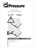 LAV 5000. Manual de Instruções Lavadora de Alta Pressão Profissional. www.pressure.com.br [44] 3218 8500. WASHPress PROFISSIONAL