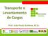 Transporte e Levantamento de Cargas. Prof. João Paulo Barbosa, M.Sc.