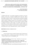 Artigo publicado na Revista Eletrônica Saúde CESUC Nº 01 Ano de 2010