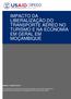 IMPACTO DA LIBERALIZAÇÃO DO TRANSPORTE AÉREO NO TURISMO E NA ECONOMIA EM GERAL EM MOÇAMBIQUE