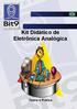 Kit Didático de Eletrônica Analógica Teoria e Prática