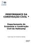 PERFORMANCE DA CONSTRUÇÃO CIVIL *